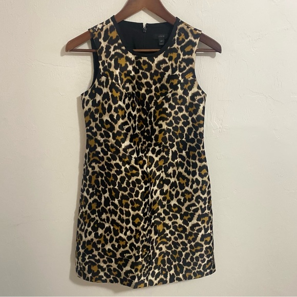J. Crew Dresses & Skirts - J. Crew leopard A-line dress